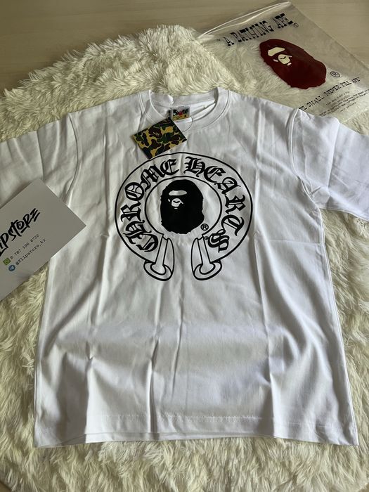 СРОЧНО новая Бейп хром хартс новые chrome hearts bape футболка новая