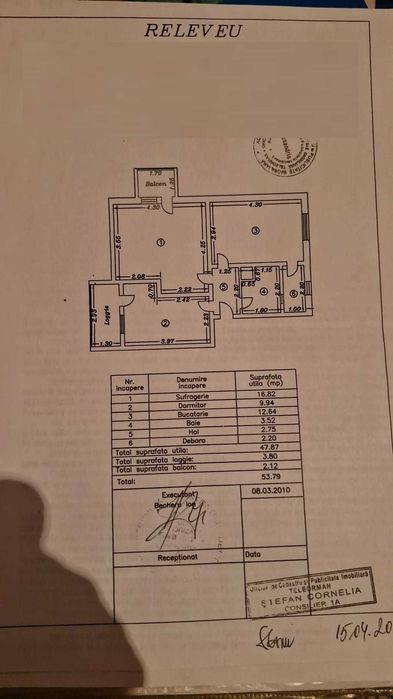 Apartament 2 camere ultracentral, Rosiori de Vede, Dunarii, 54mp