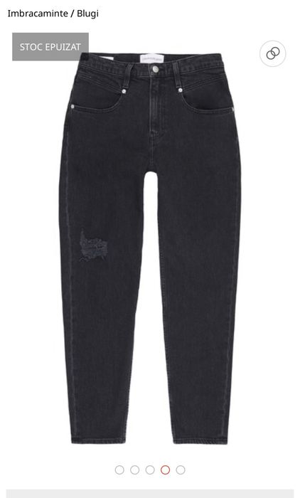 Calvin Klein blugi talie înaltă de 630 RON  la 300 lei