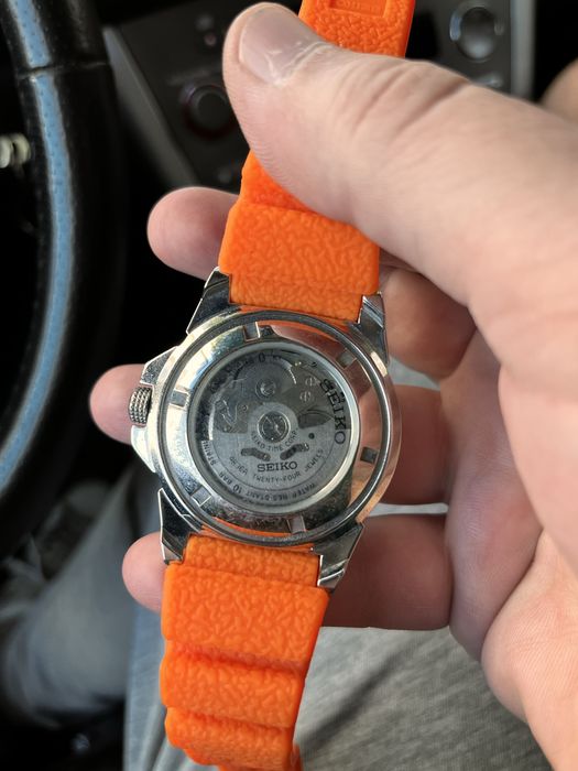 Seiko 5 Orange Baby Monster