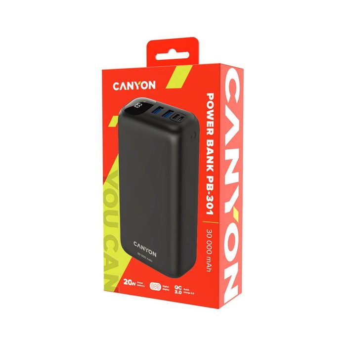 Преносима външна батерия Canyon PB-301 30000 mAh