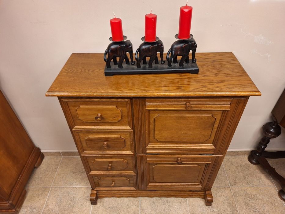 Шкаф за обувки дъб