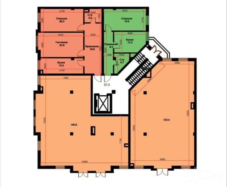 2-комнатная квартира 43 м², Мирзо-Улугбекский район, 4 этаж