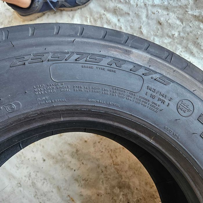 1 гума за ремарке 235/75R17.5 Pirelli ST:01 143/141J 16PR 240лв. С ДДС