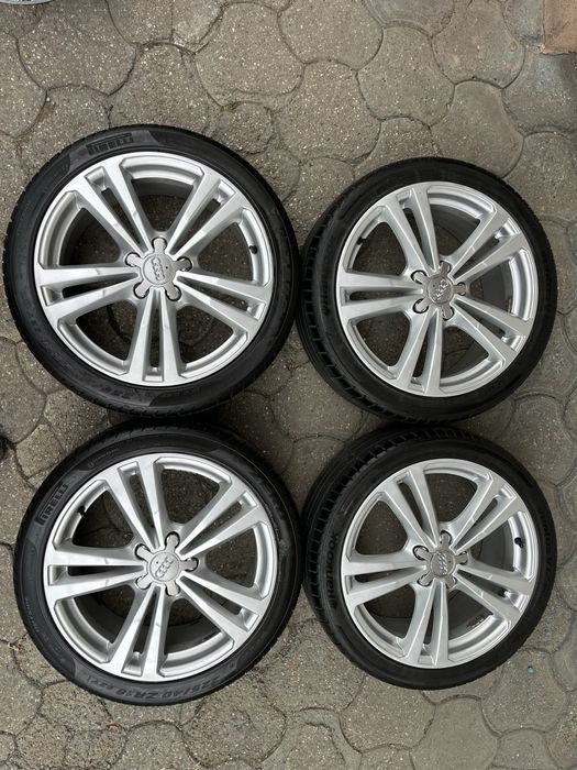 Jante aliaj 5x112mm, anvelope vara 225/40 R18 Audi A3, Vw, Seat, Skoda