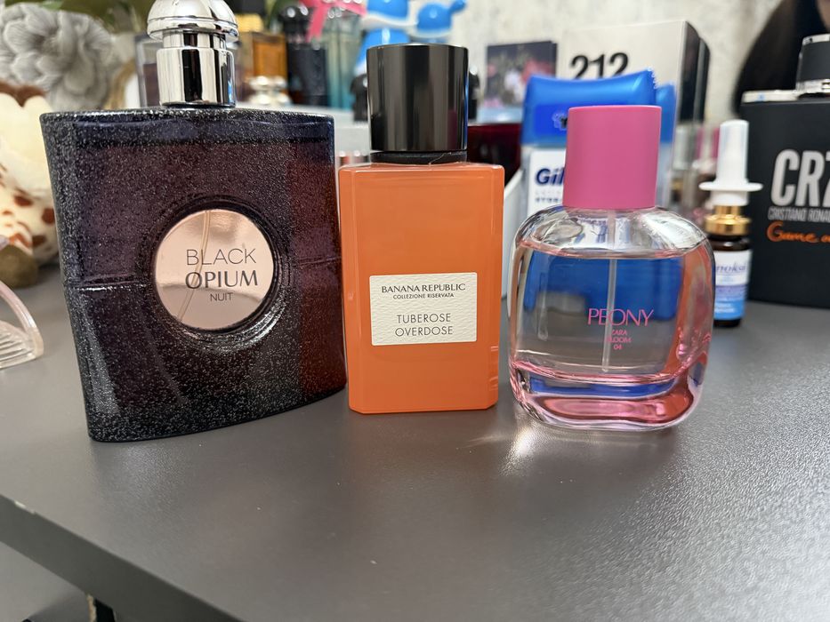 Продам духи Black Opium, Banana Republic, Zara