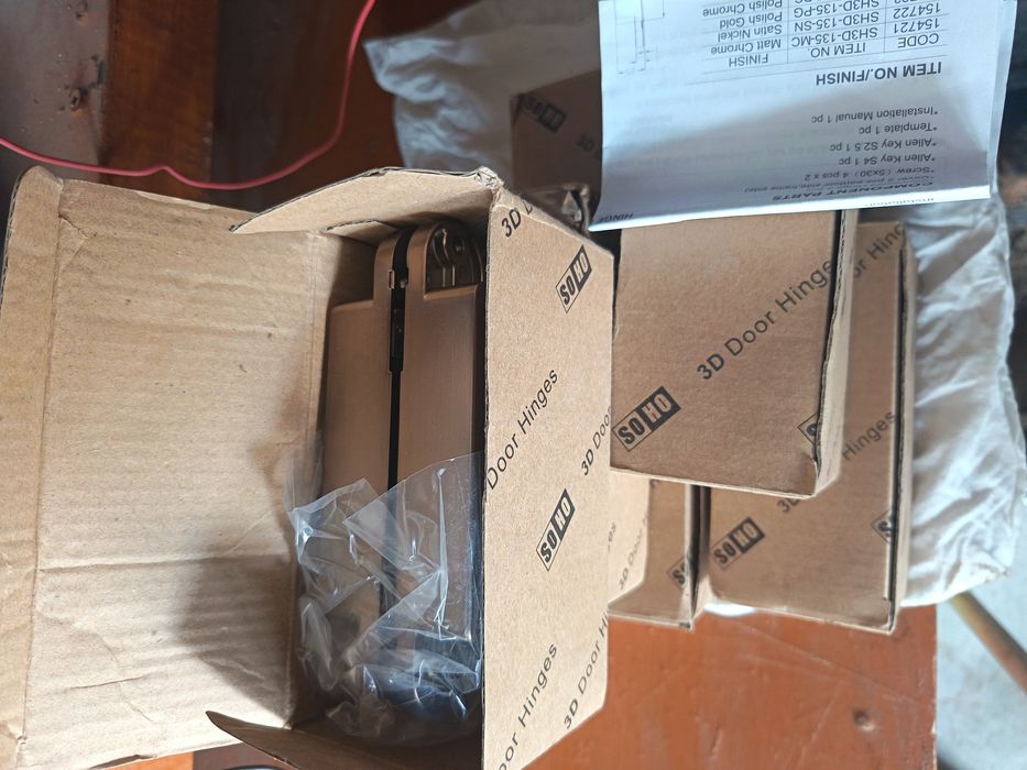 Скрытая петля SOHO 3D для дверей (2 шт] в комплекте