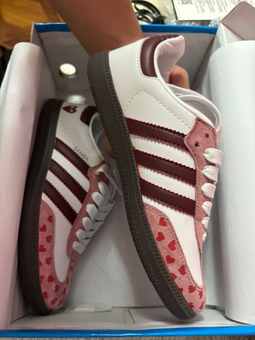 Adidas Samba White/pink