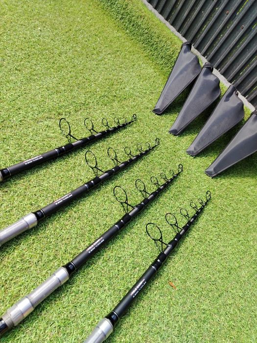 Set 4 lansete FL Strategist Tele Carp 3.9m, 4 Lbs