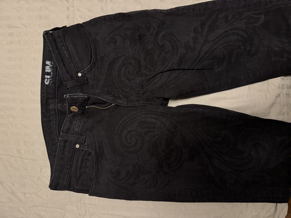 Versace черен панталон/дънки