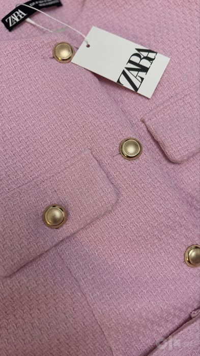 Твидовая жилетка ZARA