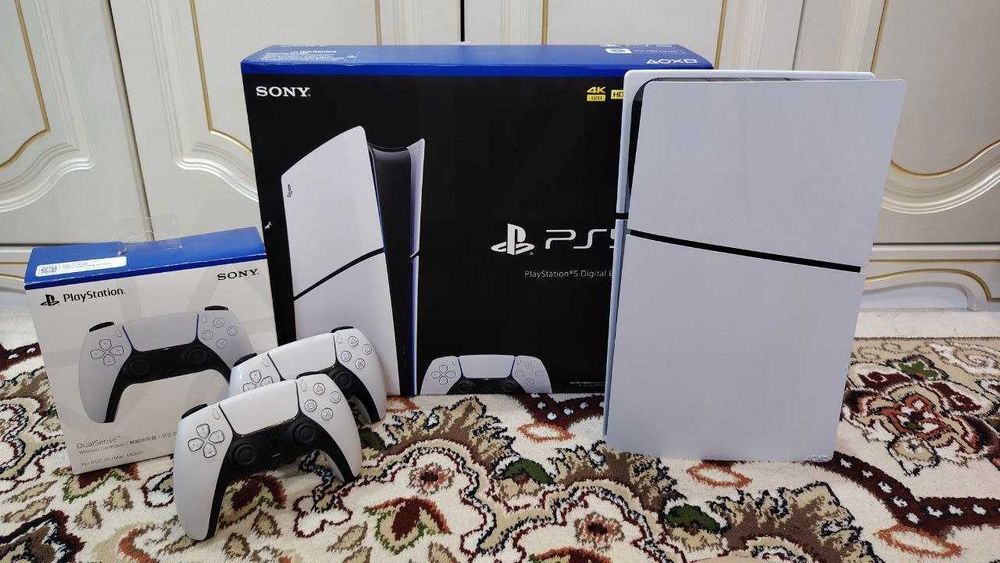 Playstation 5 Slim  2 Джойстик идеальный состояние Топ игры