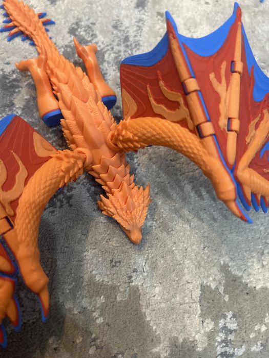 3д флекси игрушка дракона