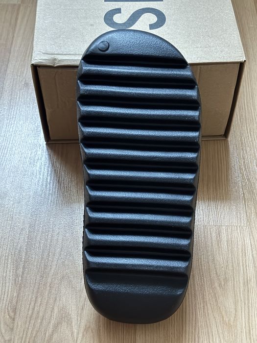Adidas Yeezy slides.