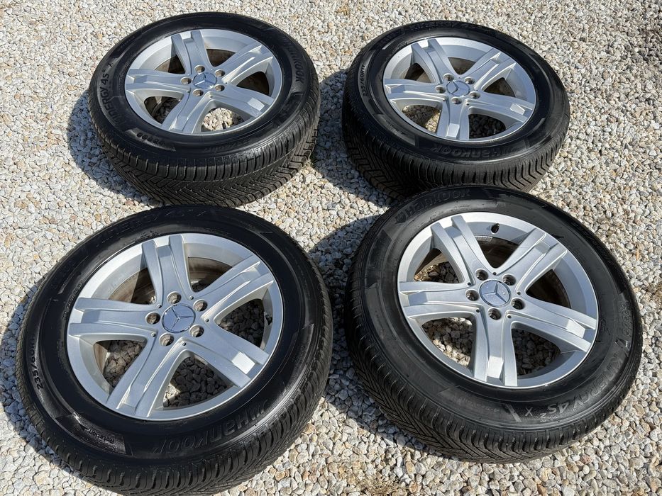 4 джанти МЕРЦЕДЕС с гуми HANKOOK  235/60/17 ALLSEASON DOT 24