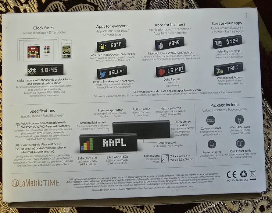 Смарт  дигитален часовник- андроид/Епъл