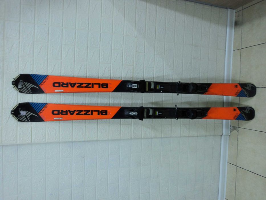 Не новые лыжи BLIZZARD м-ль POWER RTX 160 см с кр-ми ELAN ESP10