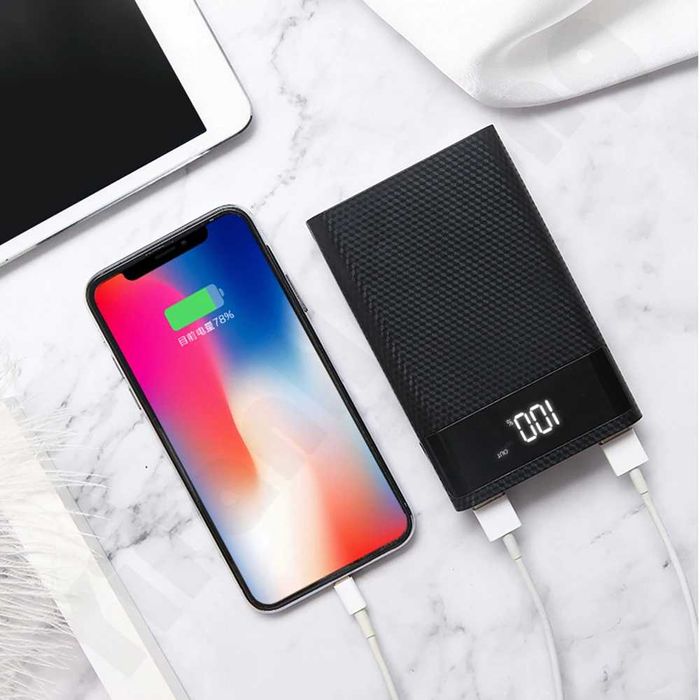 DPLUS KA4 15000mAh Външна Батерия Power Bank Дисплей Реален Капацитет