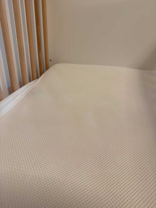 Patut bebe IKEA MYLLRA, alb, 70x132 cm + Saltea