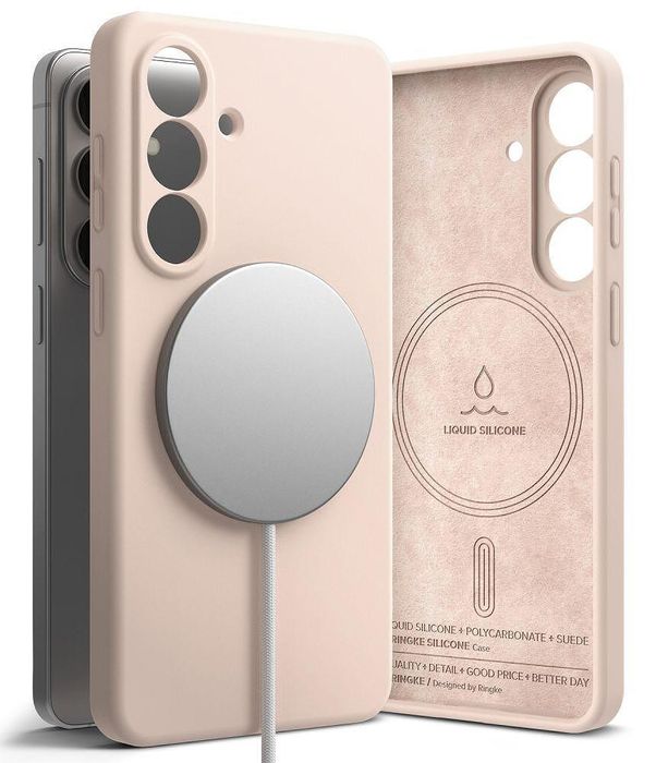 Ringke silicone magnetic magsafe – копринена мекота за samsung galaxy