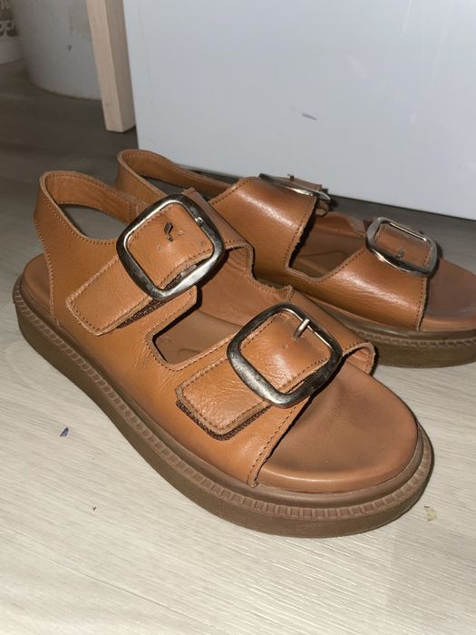 Сандали женские , кожа