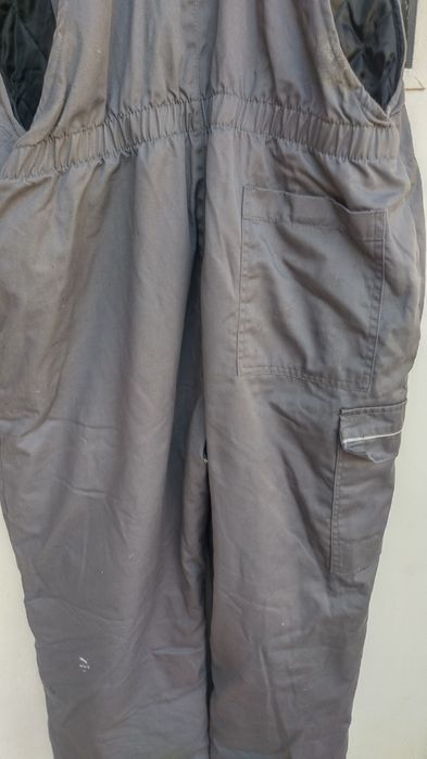 Работен гащеризон зимен и мъжко вълнено палто