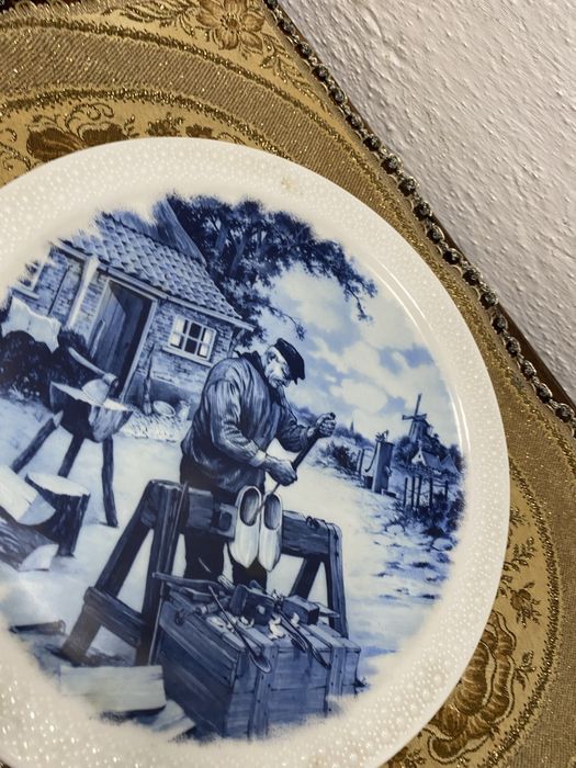 Винтидж порцелан Делфт 1950 1970 колекционерска ръчна украса