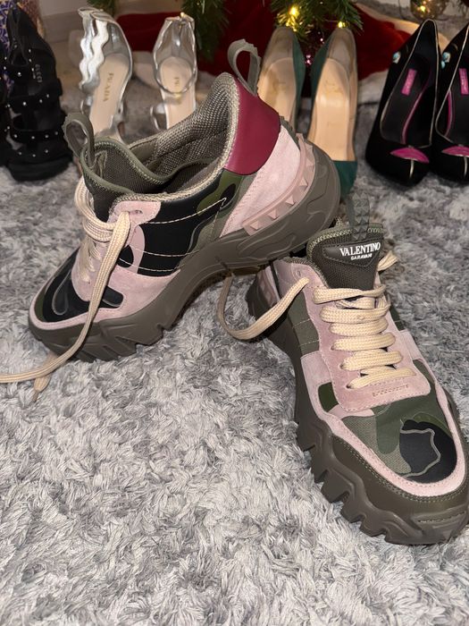 Valentino Garavani Rockrunner camouflage-print sneakers