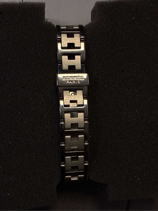 Женски часовник Hermes Pullman Date Gun Black
