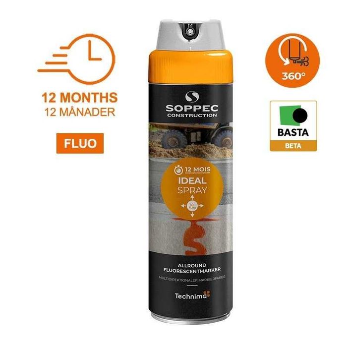 Аэрозольная краска для маркировки 360° Soppec IDEAL SPRAY