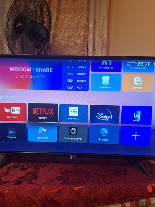 Tv Akai 32 inch, android 8gb