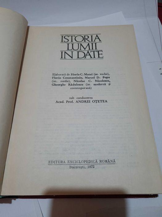 Istoria Lumii în Date + Dicționar de sinonime