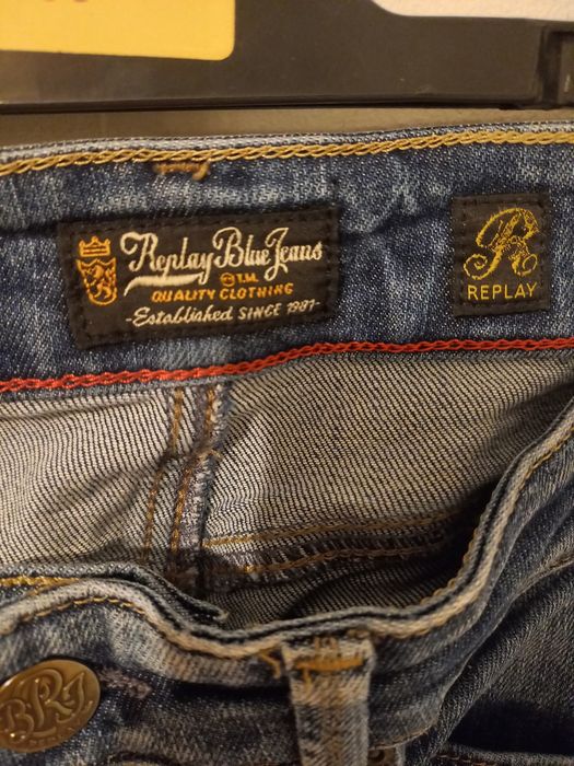 Blugi Replay Blue Jeans