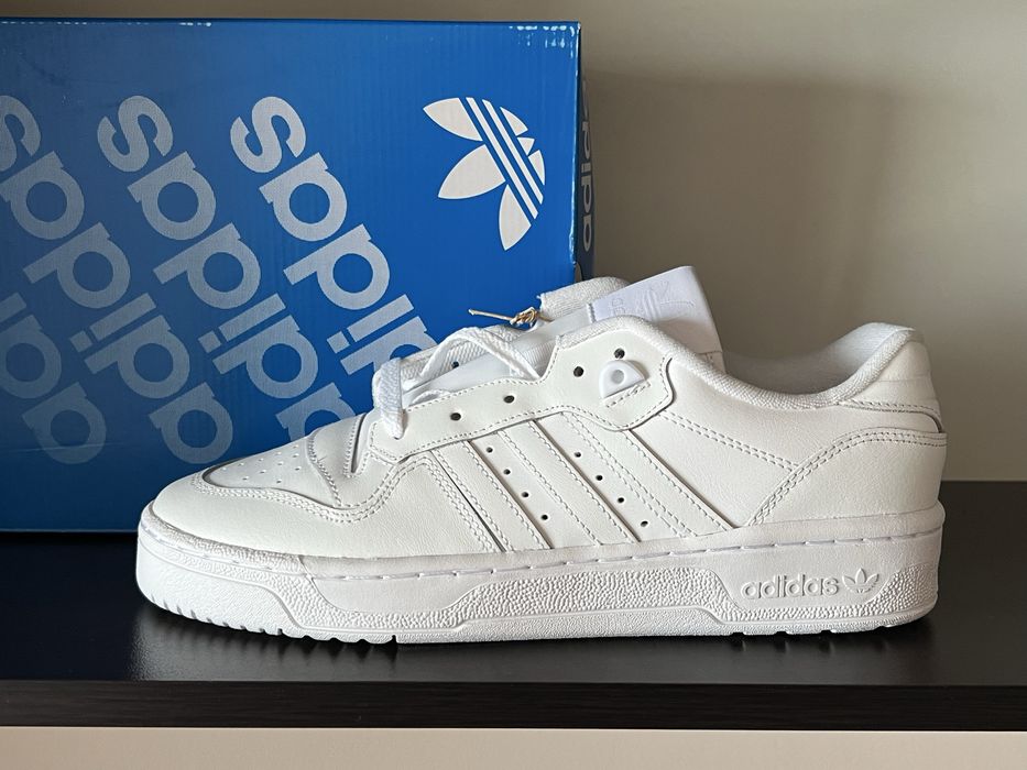 ADIDAS RIVALRY LOW 42.5номер 27см Стелка Нови с Кутия Естествена Кожа