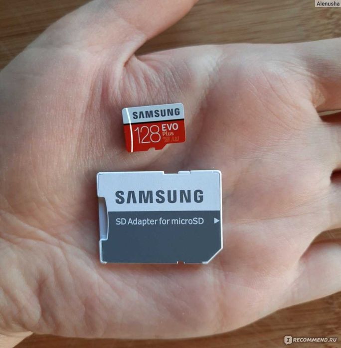 Micro SD карта памяти Samsung 128GB Evo Plus