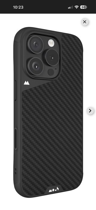 Mous Aramid Fibre Кейс с камера контрол бутон за iphone 16 pro max