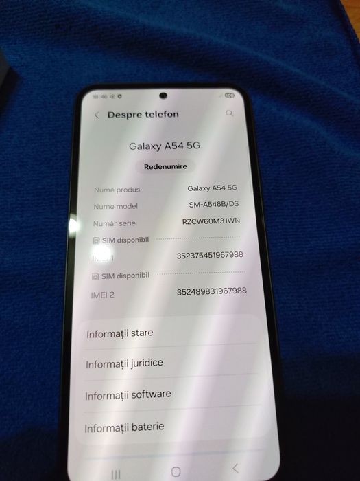 Vând Samsung Galaxy A54 5G