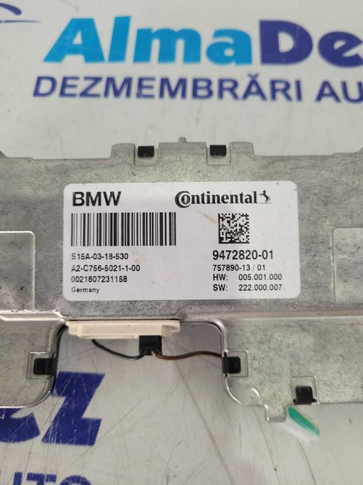 Modul camera frontala KAFAS BMW X3 G01 G02 20d XDRIVE pachet M 2021 cod 9472820-01