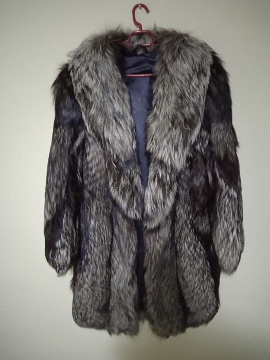 Haina de blana vulpe argintie