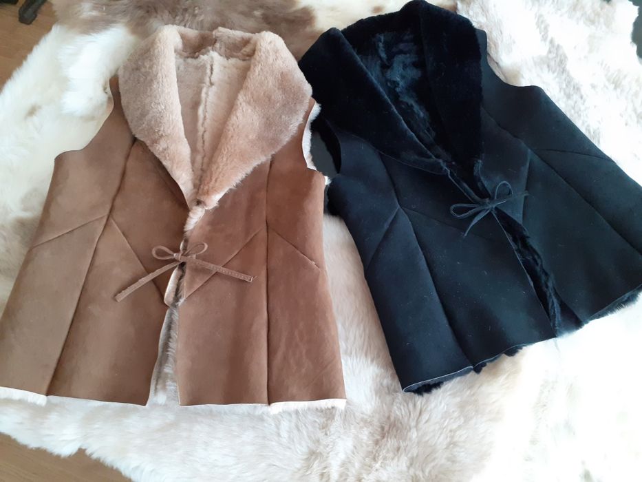 Елек от агнешка кожа