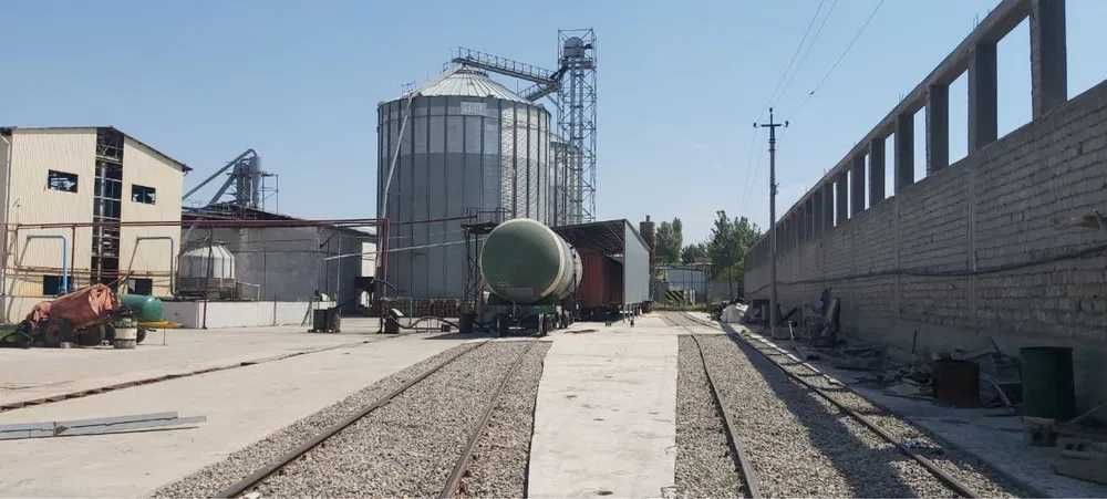 Продаётся действующий комбинат 2,5 га Назарбек с жд веткой