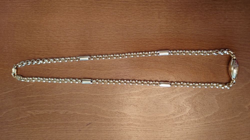 GUCCI ланец от плътно злато 71 gr. 14 k. 585 проба 54 см. УНИКАТ !