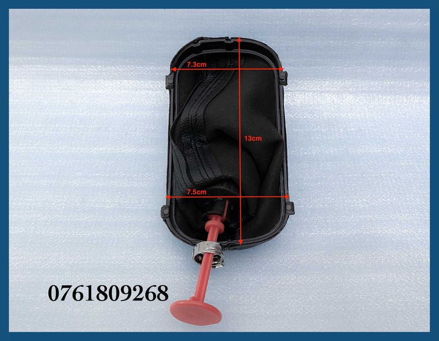 Manson + nuca schimbator din piele DSG pentru VW Golf 6 / Jetta / Eos / Passat B7 / CC / Tiguan / Sharan / Seat Alhambra