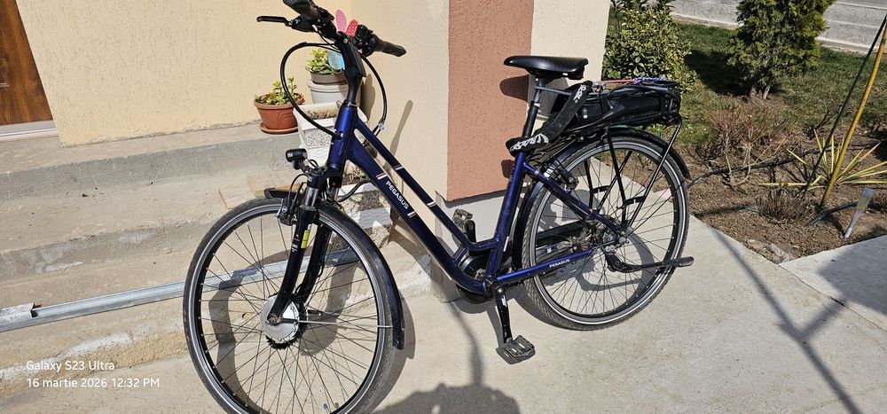 Bicicleta electrica pegasus roti 27.5 cu motor bafang si shimano nexus