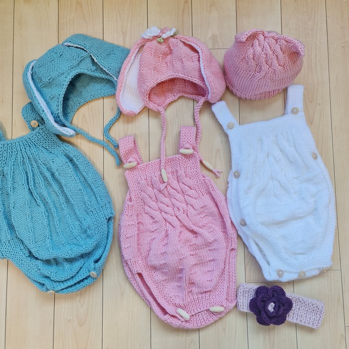 Плетени боди и шапки