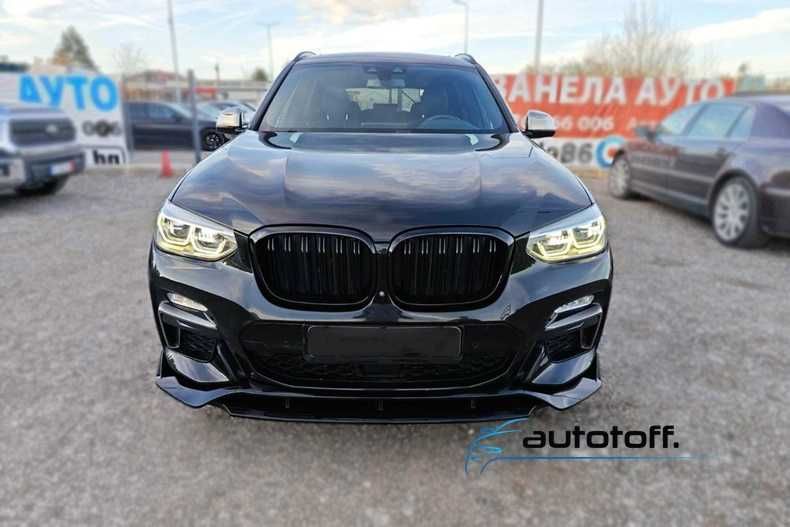 Prelungire bara fata compatibila cu BMW X3 G01 (17-21) Negru lucios
