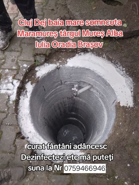 Curatare fantana adancesc