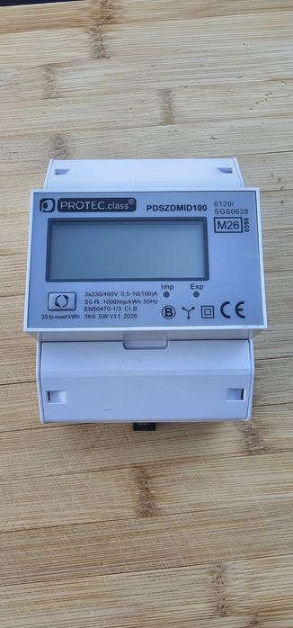 Contor electric inteligent trifazic