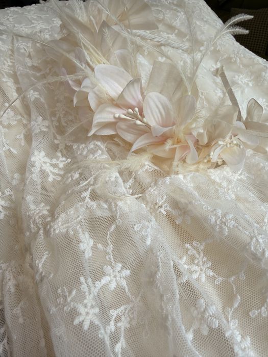 Рокля с диадема за повод 86см