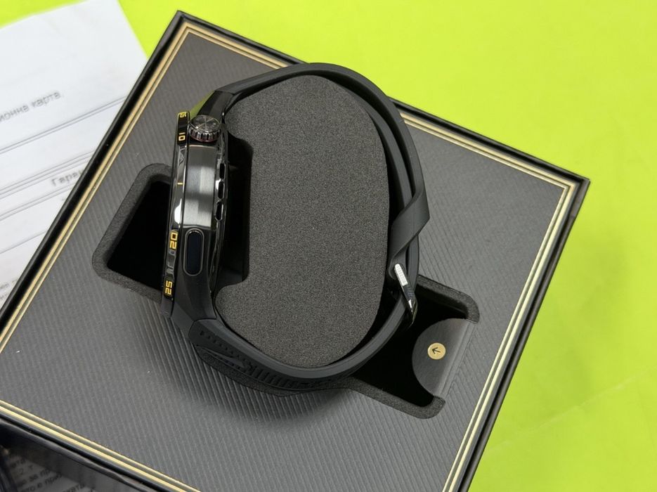 ЧИСТО НОВ 46mm Huawei watch GT 7 Pro Гаранция Yettel 2029г Black Titanium GT7